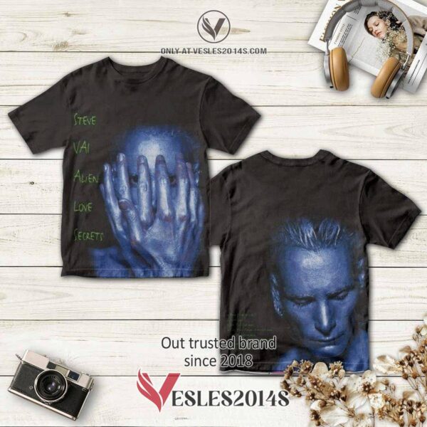Steve Vai Alien Love Secrets Album 3D T-Shirt, Perfect Gifts For Music Lovers - Vesles2014S