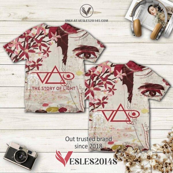 Steve Vai The Story Of Light Album 3D T-Shirt, Perfect Gifts For Music Lovers - Vesles2014S
