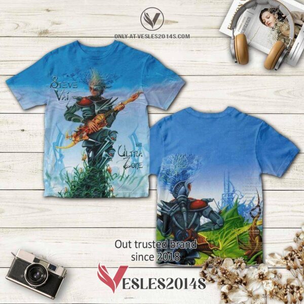 Steve Vai The Ultra Zone Album 3D T-Shirt, Perfect Gifts For Music Lovers - Vesles2014S