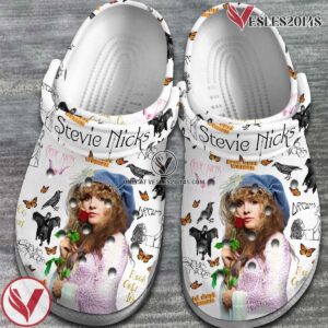 Stevie Nicks Music Crocs Crocband Clogs Shoes, Unique Gifts For Fans Style 3 - Vesles2014S 2