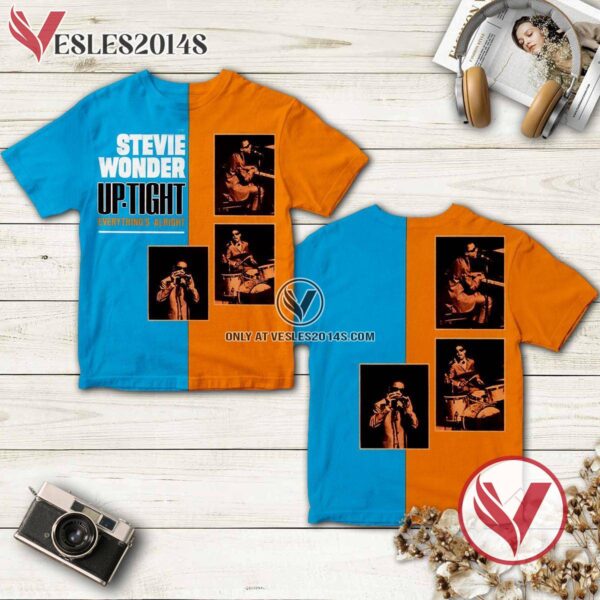 Stevie Wonder Up-tight Album Cover Shirt, Unique Gifts For Music Lovers - Vesles2014S