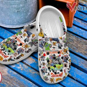 Stich Happy Halloween Movie Crocs Crocband Clogs Shoes Comfortable For Men Women and Kids Style 2 - Vesles2014S 3