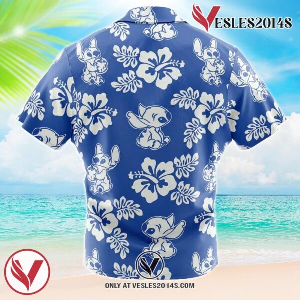 Stitch Aloha Lilo & Stitch Hawaiian Button Up Shirt, Perfect Gifts For Anime Lovers - Vesles2014S 1