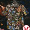 Stitch And Yoda Flower And Leaf Pattern Hawaiian Shirt, Unique Gifts For Friends - Vesles2014S 1