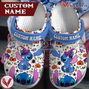 Stitch Cartoon Crocs Crocband Clogs Shoes Comfortable For Men Women and Kids Style 1, Unique Gift From  Vesles2014S
