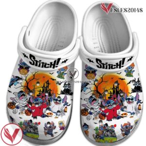 Stitch Cartoon Crocs Crocband Clogs Shoes Comfortable For Men Women and Kids Style 11, Unique Gift From  Vesles2014S 2