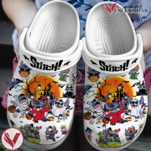 Stitch Cartoon Crocs Crocband Clogs Shoes Comfortable For Men Women and Kids Style 11, Unique Gift From  Vesles2014S