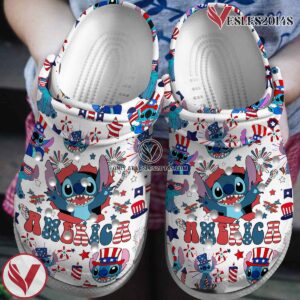 Stitch Cartoon Crocs Crocband Clogs Shoes Comfortable For Men Women and Kids Style 6, Unique Gift From  Vesles2014S