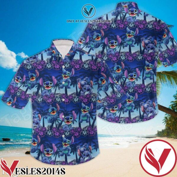 Stitch Hawaiian Shirt, Unique Gifts For Friends - Vesles2014S 1