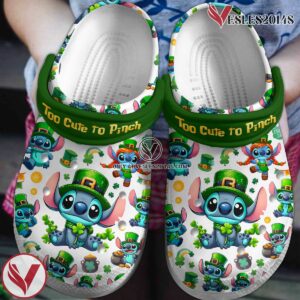 Stitch St. Patricks Day Movie Crocs Crocband Clogs Shoes Comfortable For Men Women and Kids Style 2 - Vesles2014S