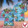 Stitch Surfing Pink Car And Hibicus Blue Hawaiian Shirt And Short, Unique Gifts For Friends - Vesles2014S 1