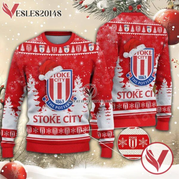 Stoke City F.C Sport Ugly Christmas Sweater, Unique Gifts For Fans - Vesles2014aS 1