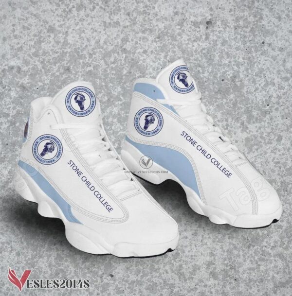 Stone Child College Logo Air Jordan 13 Shoes, Best Sneaker Gifts For Fans - Vesles2014s