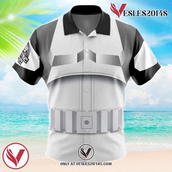 Stormtroopers Star Wars Hawaiian Button Up Shirt, Perfect Gifts For Anime Lovers - Vesles2014S