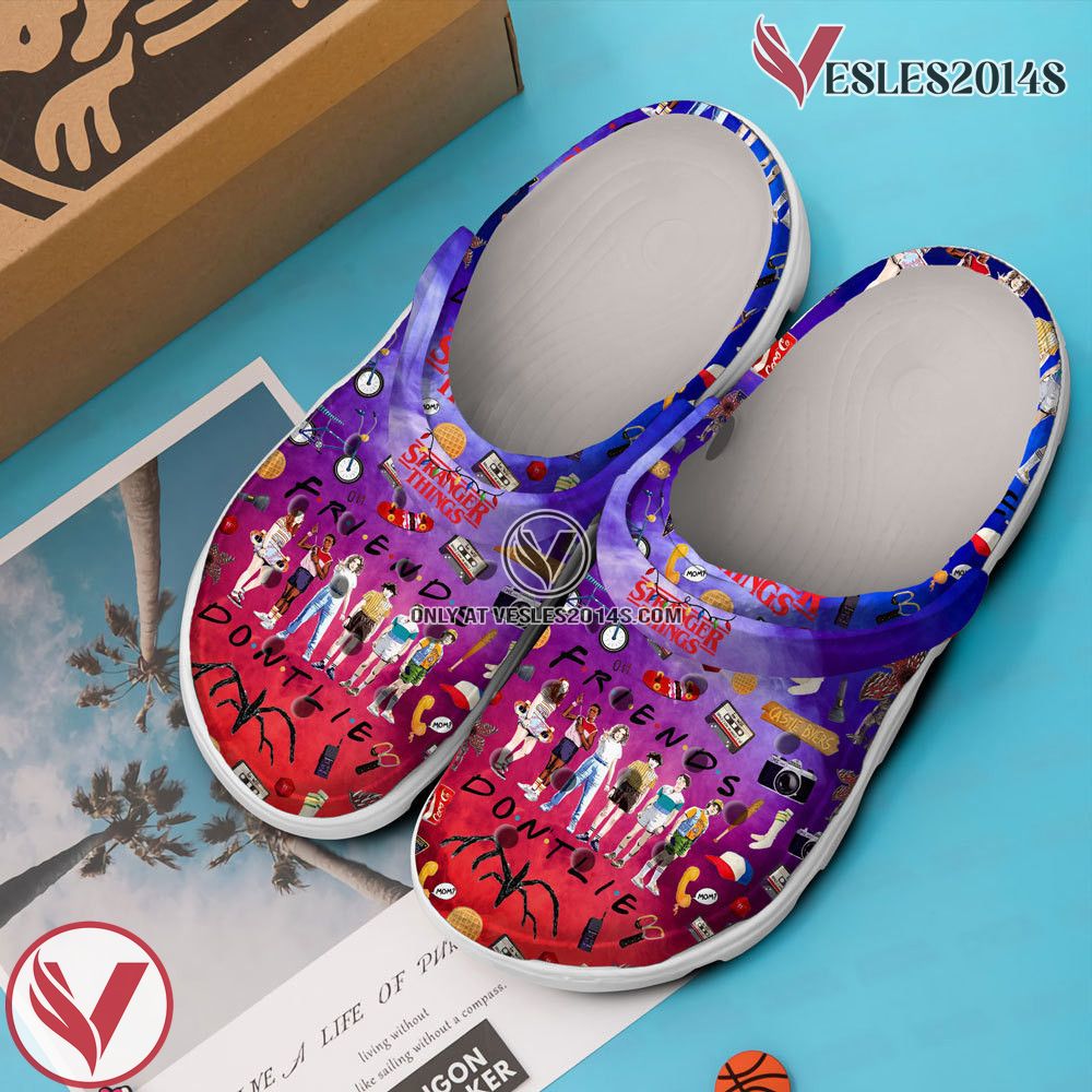 Stranger Things Friends Dont Lie Movie Crocs Crocband Clogs Shoes Comfortable For Men Women and Kids - Vesles2014S 2