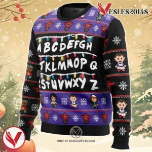 Stranger Things Ugly Christmas Sweater, Unique Christmas Gift For Fans - Vesles2014S Ih4 1