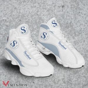 Stratford University Logo Air Jordan 13 Shoes, Best Sneaker Gifts For Fans - Vesles2014s