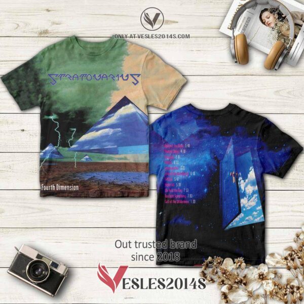 Stratovarius-Fourth Dimension Album 3D Shirt, Perfect Gifts For Music Lovers - Vesles2014S