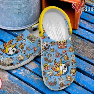 Straw Hats Adventures One Piece Anime Cartoon Crocs Crocband Clogs Shoes Comfortable For Men Women and Kids, Unique Gift From  Vesles2014S 3