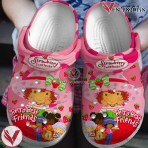 Strawberry Shortcake Cartoon Crocs Crocband Clogs Shoes Comfortable For Men Women and Kids, Unique Gift From  Vesles2014S