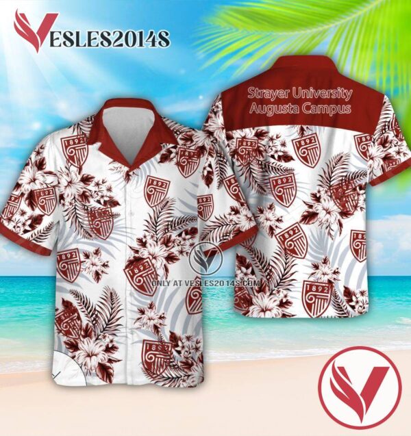 Strayer University-Augusta Campus Logo Aloha Summer Shirt, Perfect Gifts Idea In Holiday - Vesles2014S