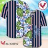 Striped Tropical Hawaii Pabst Blue Ribbon Baseball Jersey PBR Jersey, Perfect Gifts For Fans - Vesles2014S