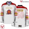 Stroh's Throwback White Hockey Jersey - Vesles2014S