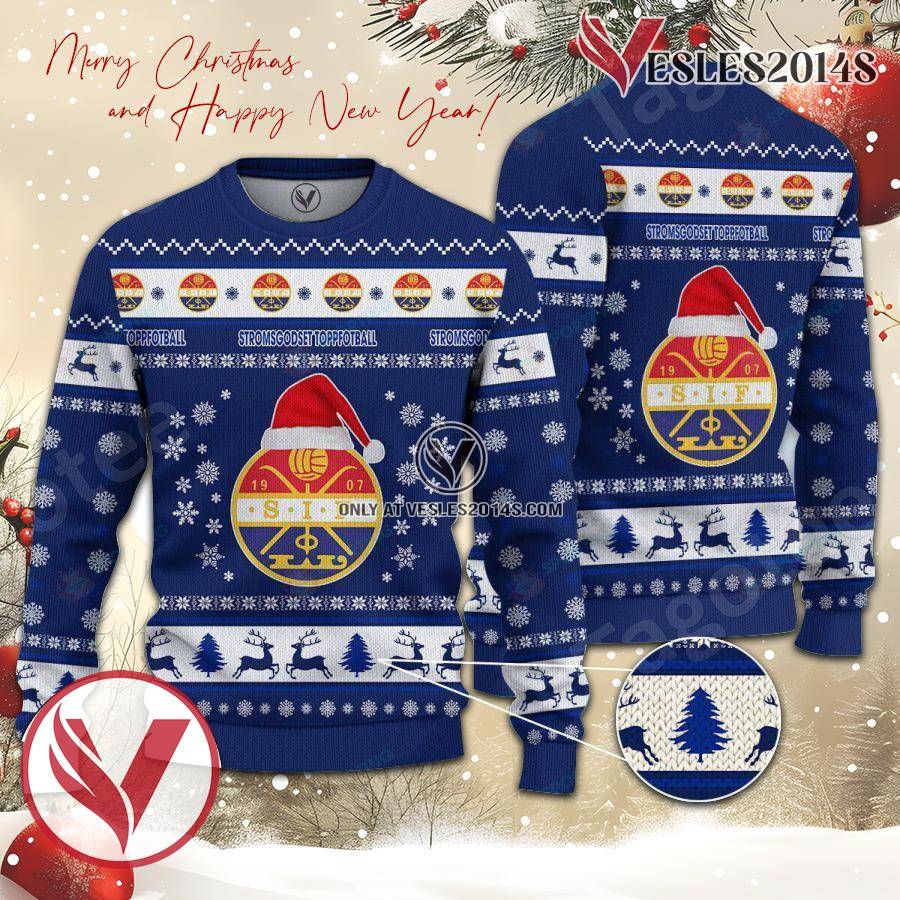 Strømsgodset Toppfotball Sport Ugly Christmas Sweater, Unique Gifts For Fans - Vesles2014aS 1