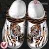 Strong Tiger 3D Shoes Clogs Father Day Gifts – Tiger Skin Camouflage Shoes Clogs Birthday Gift For Son Grandpa, Unique Gift From  Vesles2014S