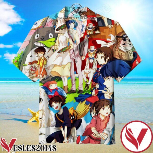 Studio Ghibli Hawaiian Shirt, Unique Gifts For Friends - Vesles2014S 1