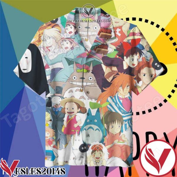 Studio Ghibli My Neighbor Totoro Hawaiian Shirt, Unique Gifts For Friends - Vesles2014S 1