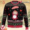 Studio Ghibli Ponyo Loves Ham Miyazaki Ugly Christmas Sweater, Unique Christmas Gift For Fans - Vesles2014S