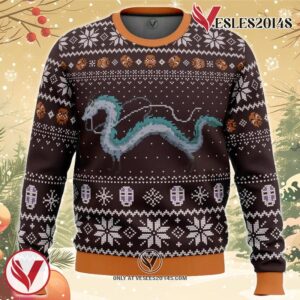 Studio Ghibli Spirits Ugly Christmas Sweater, Unique Christmas Gift For Fans - Vesles2014S