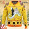 Studio Ghibli Yellow Ugly Christmas Sweater, Unique Christmas Gift For Fans - Vesles2014S