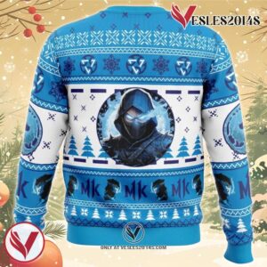 Sub Zero Mortal Kombat Ugly Christmas Sweater, Unique Christmas Gift For Fans - Vesles2014S 1