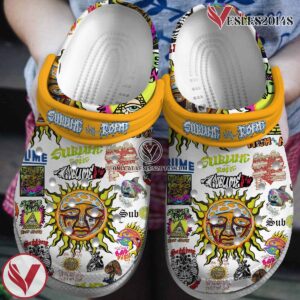 Sublime with Rome Music Crocs Crocband Clogs Shoes, Unique Gifts For Fans - Vesles2014S