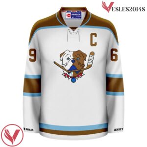 Sudbury Blueberry Bulldogs Away Hockey Jersey - SHORESY - Vesles2014S 2