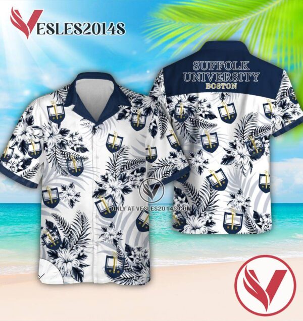 Suffolk University Aloha Summer Shirt And Shorts, Perfect Gifts Idea In Holiday - Vesles2014S