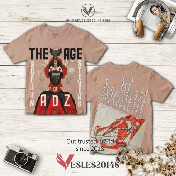 Sufjan Stevens The Age of Adz Album 3D Shirt, Perfect Gifts For Music Lovers - Vesles2014S