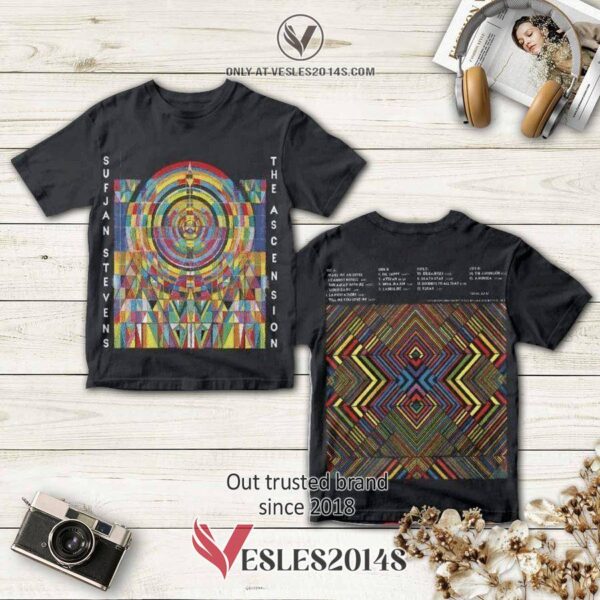 Sufjan Stevens-The Ascension Album 3D T-Shirt, Perfect Gifts For Music Lovers - Vesles2014S
