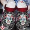 Sugar Skull Tattoo Clog Shoes Flower Skull Shoes Crocbland Clog Gifts For Men Women, Unique Gift From  Vesles2014S
