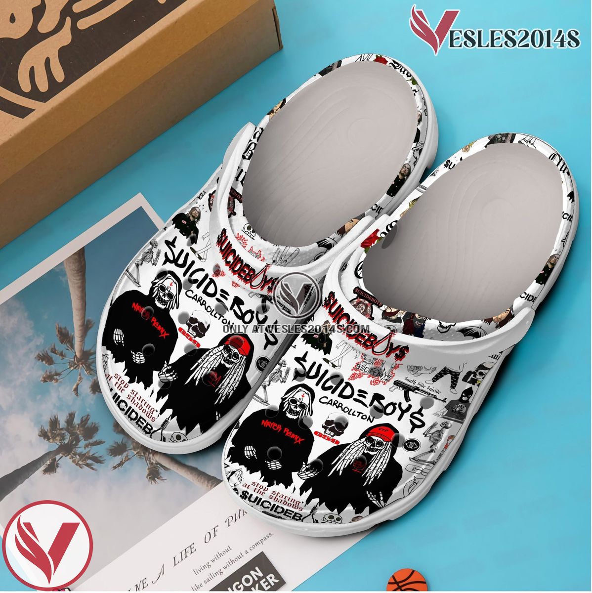 Suicideboys Music Crocs Crocband Clogs Shoes, Unique Gifts For Fans Style 2 - Vesles2014S 2
