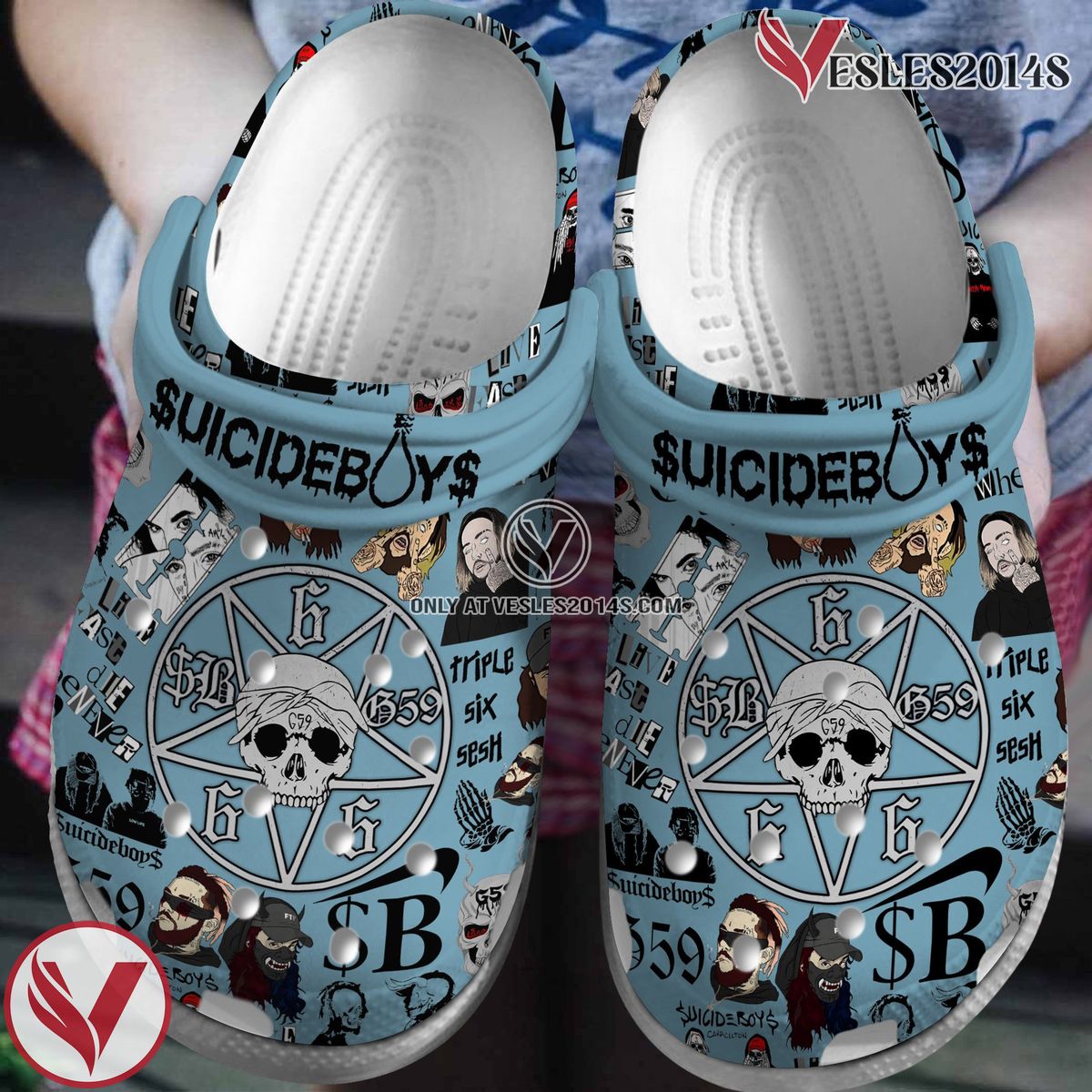 Suicideboys Music Crocs Crocband Clogs Shoes, Unique Gifts For Fans Style 5 - Vesles2014S