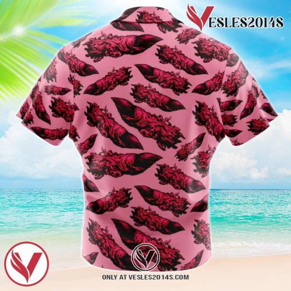 Sukuna’s Fingers Jujutsu Kaisen Hawaiian Button Up Shirt, Perfect Gifts For Anime Lovers - Vesles2014S 1