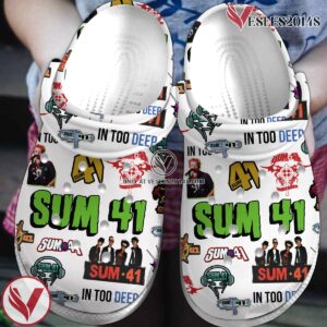 Sum 41 Music Crocs Crocband Clogs Shoes, Unique Gifts For Fans Style 1 - Vesles2014S