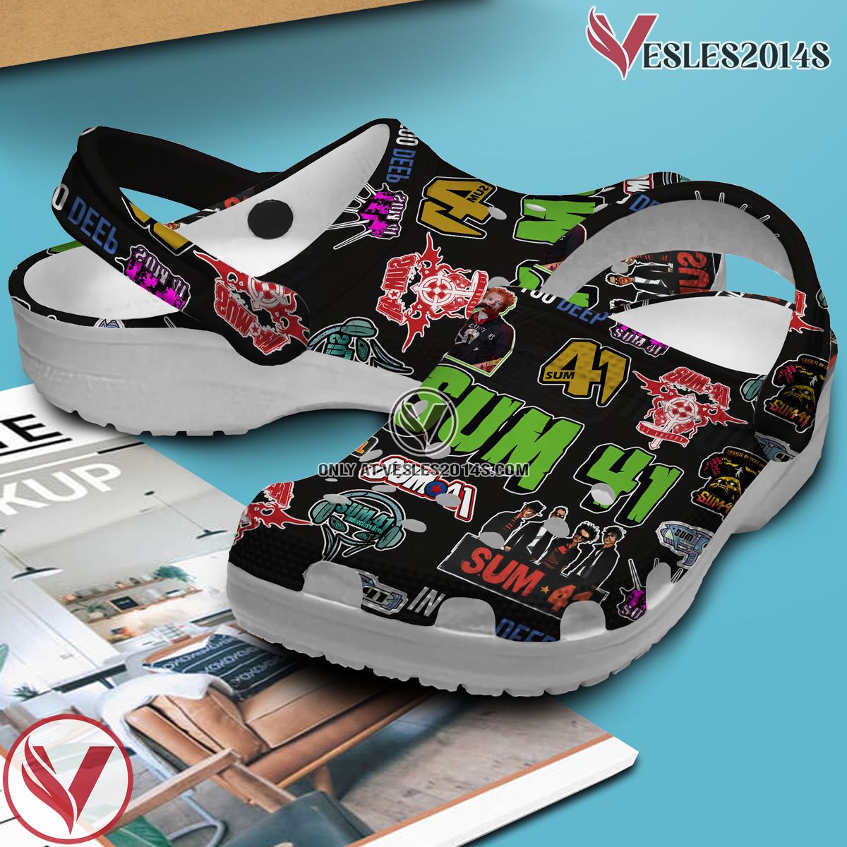 Sum 41 Music Crocs Crocband Clogs Shoes, Unique Gifts For Fans Style 3 - Vesles2014S 2
