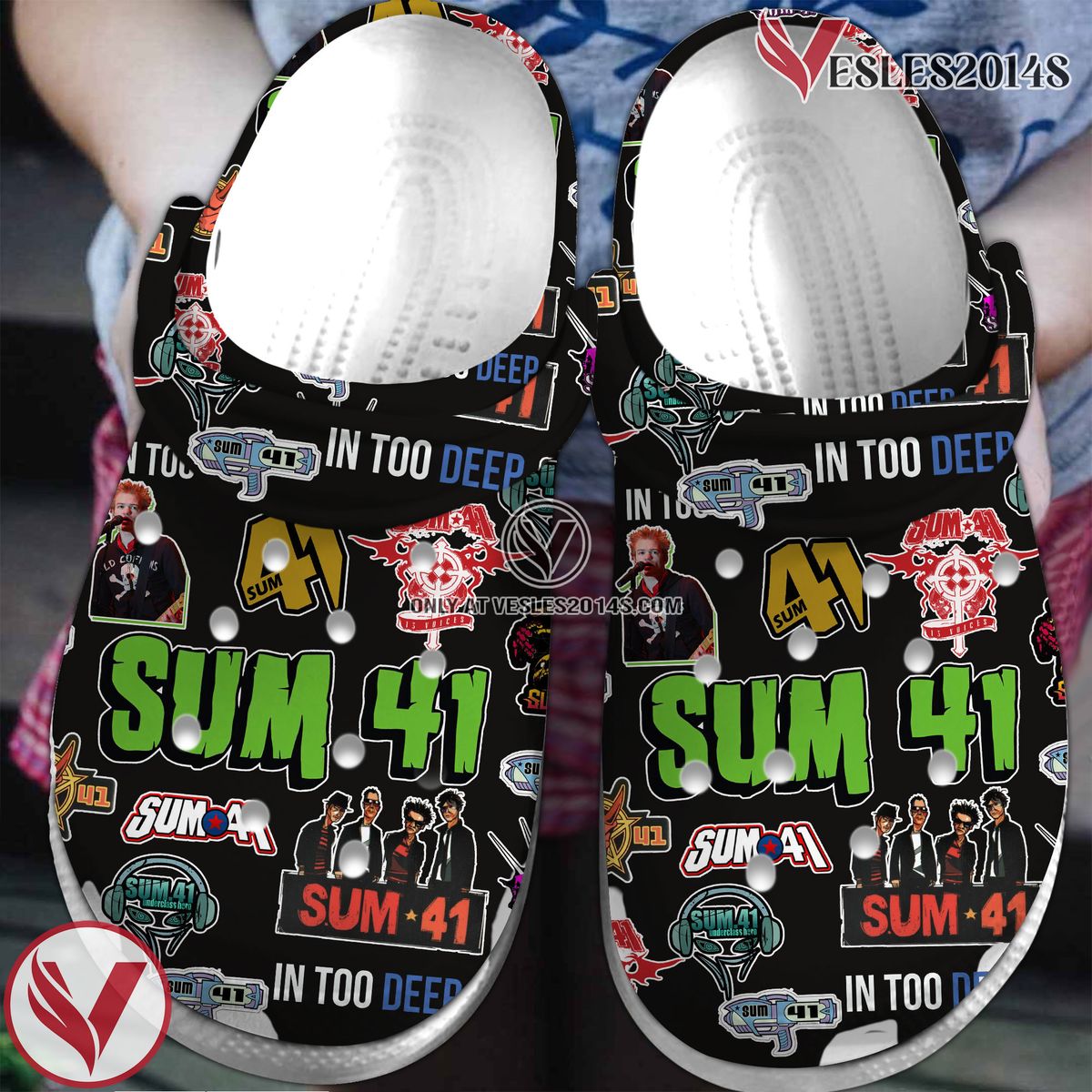 Sum 41 Music Crocs Crocband Clogs Shoes, Unique Gifts For Fans Style 3 - Vesles2014S