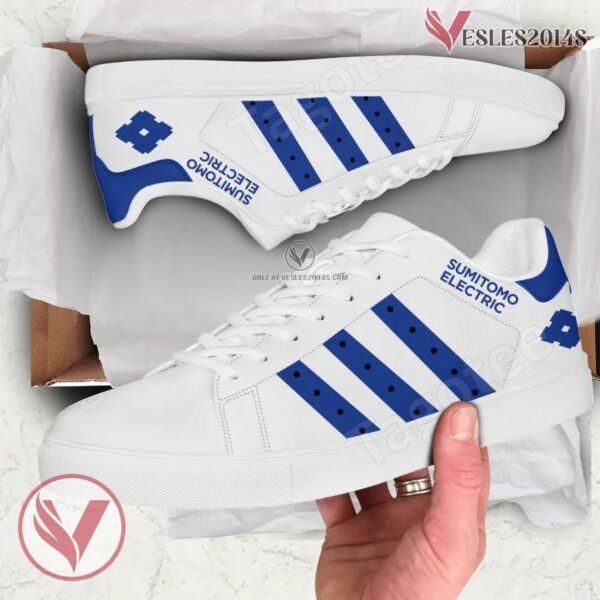 Sumitomo Electric Industries Logo Print Stan Smith Shoes For Men And Womens - Vesles2014s