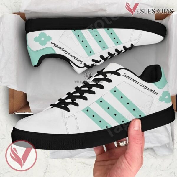 Sumitomo Group Logo Print Stan Smith Shoes For Men And Womens - Vesles2014s 1