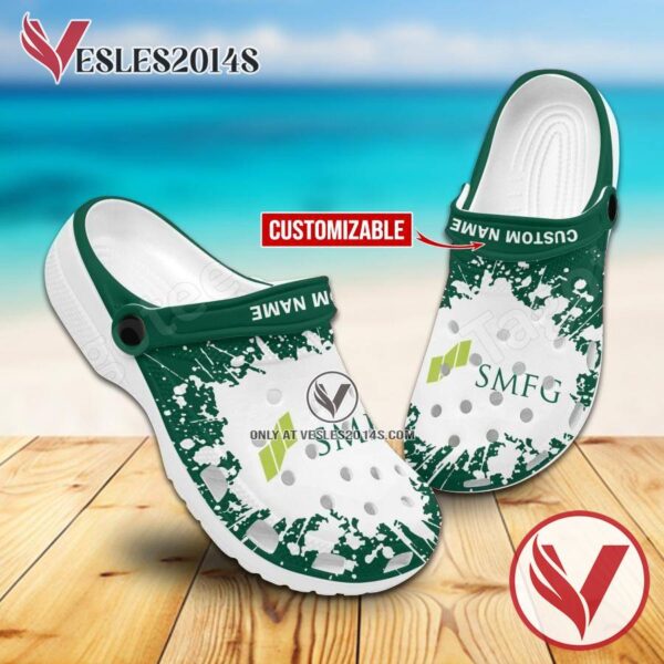 Sumitomo Mitsui Financial Group Logo Crocs Shoes For Men And Women, Unique Clogs Shoes For Fans - Vesles2014S